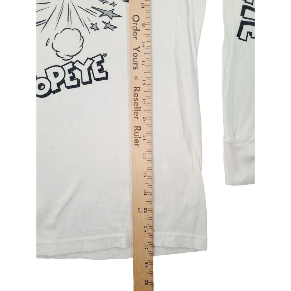 M&O Gold Unisex Popeye Graphic T-Shirt Long-Sleeve Size: Medium - Picture 6 of 9